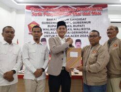 Mirwan, Pengusaha Sukses Daftar Calon Bupati Aceh Selatan via Gerindra