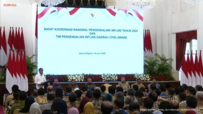 Pj Gubernur Hadiri Rakornas Pengendalian Inflansi 2024 Yang Dibuka Jokowi