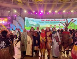 Mellani Subarni Antar Anak Aceh Berprestasi Terima Penghargaan Presiden RI